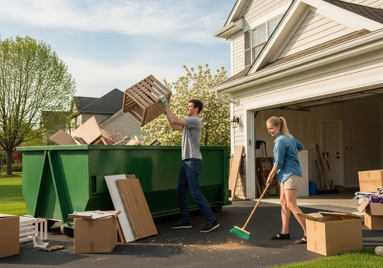 Residential dumpster rental
